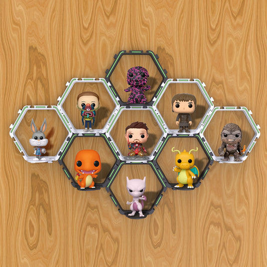 Funko Display Wall Shelf | Hexagon Ledge